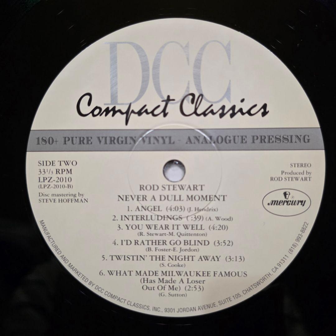 DCC高音質重量盤 ロッド・スチュワート Never a Dull Moment