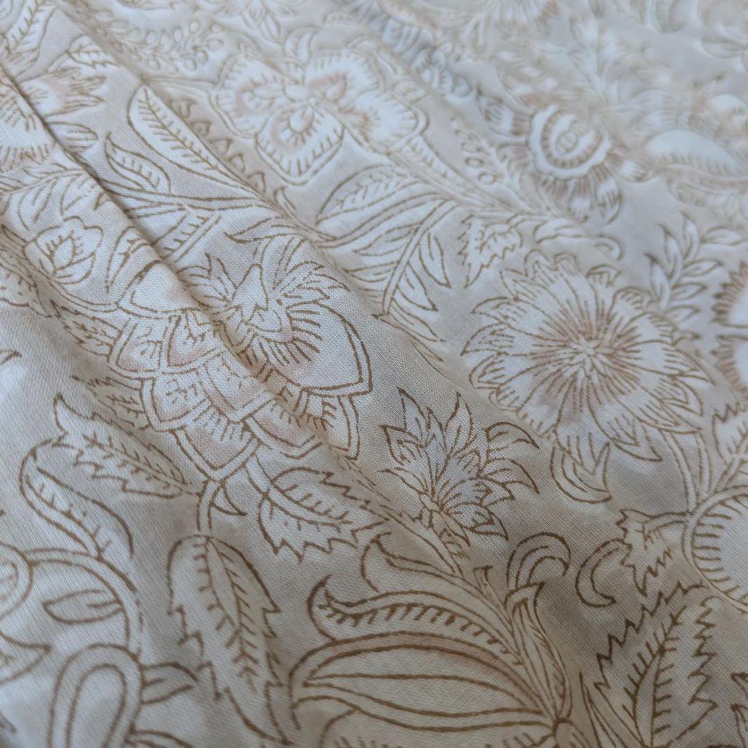 《新品》HUG O WaR/カラムカリブロックpt.ティアードスカート　Free