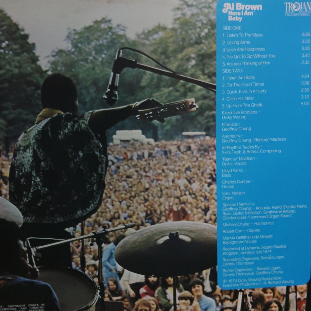 洋楽 here i am baby/al brown