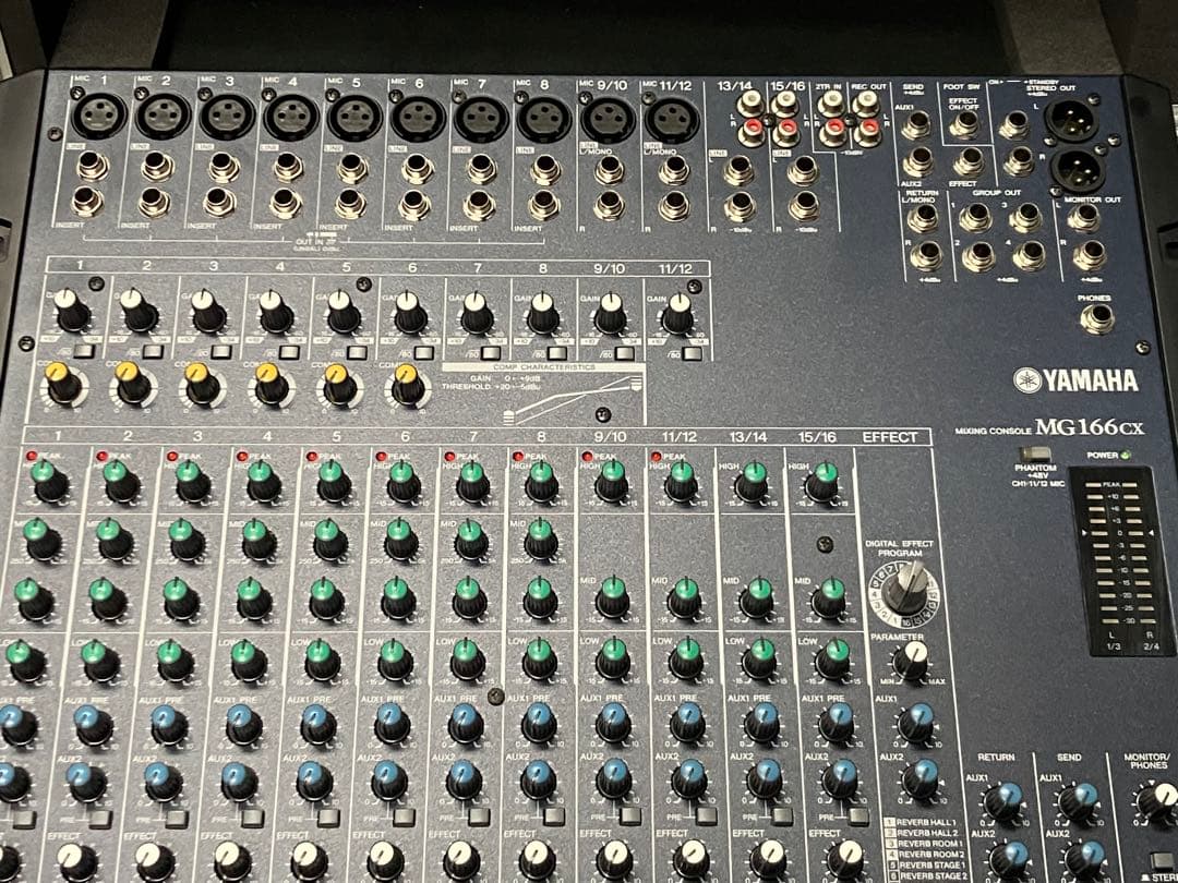 美品YAMAHA MG166CX アナログミキサー 16チャンネル
