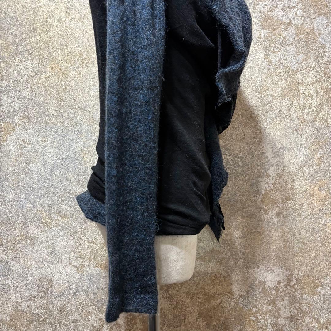 Yohji Yamamoto ヨウジヤマモト ニット カーディガン 変形
