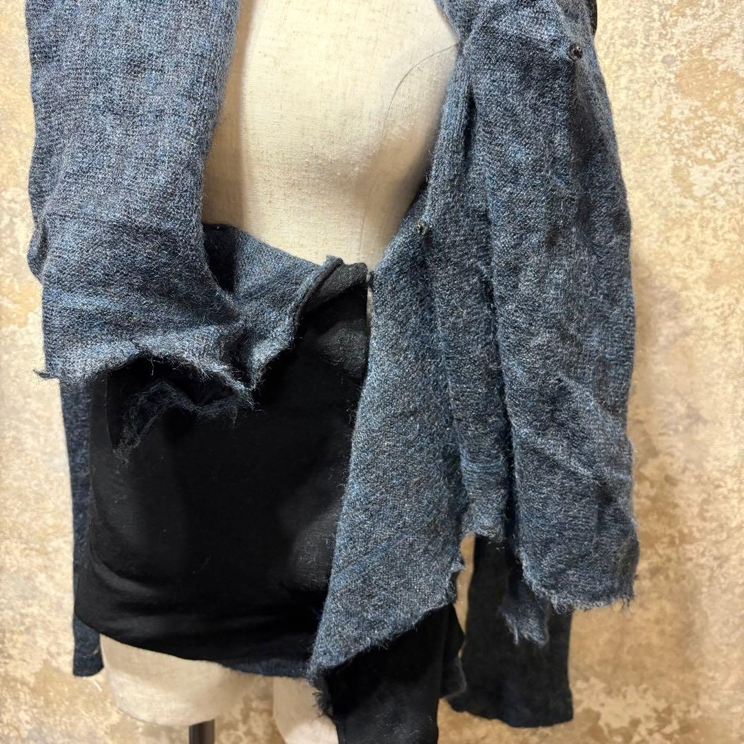Yohji Yamamoto ヨウジヤマモト ニット カーディガン 変形