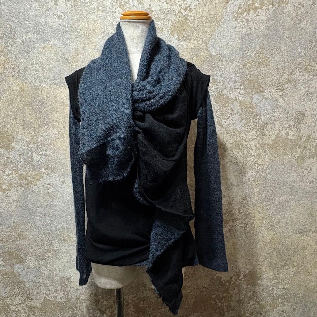 Yohji Yamamoto ヨウジヤマモト ニット カーディガン 変形