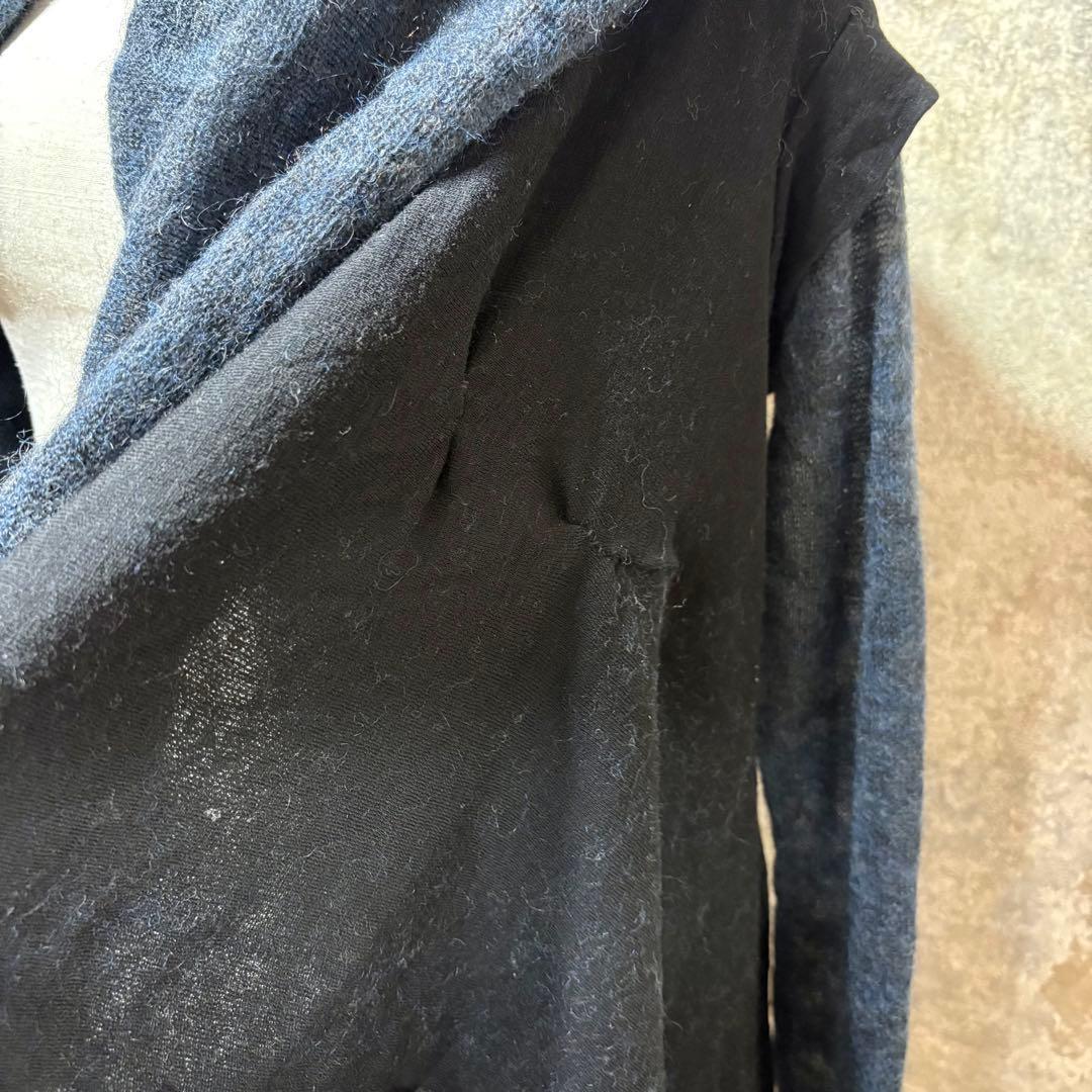 Yohji Yamamoto ヨウジヤマモト ニット カーディガン 変形