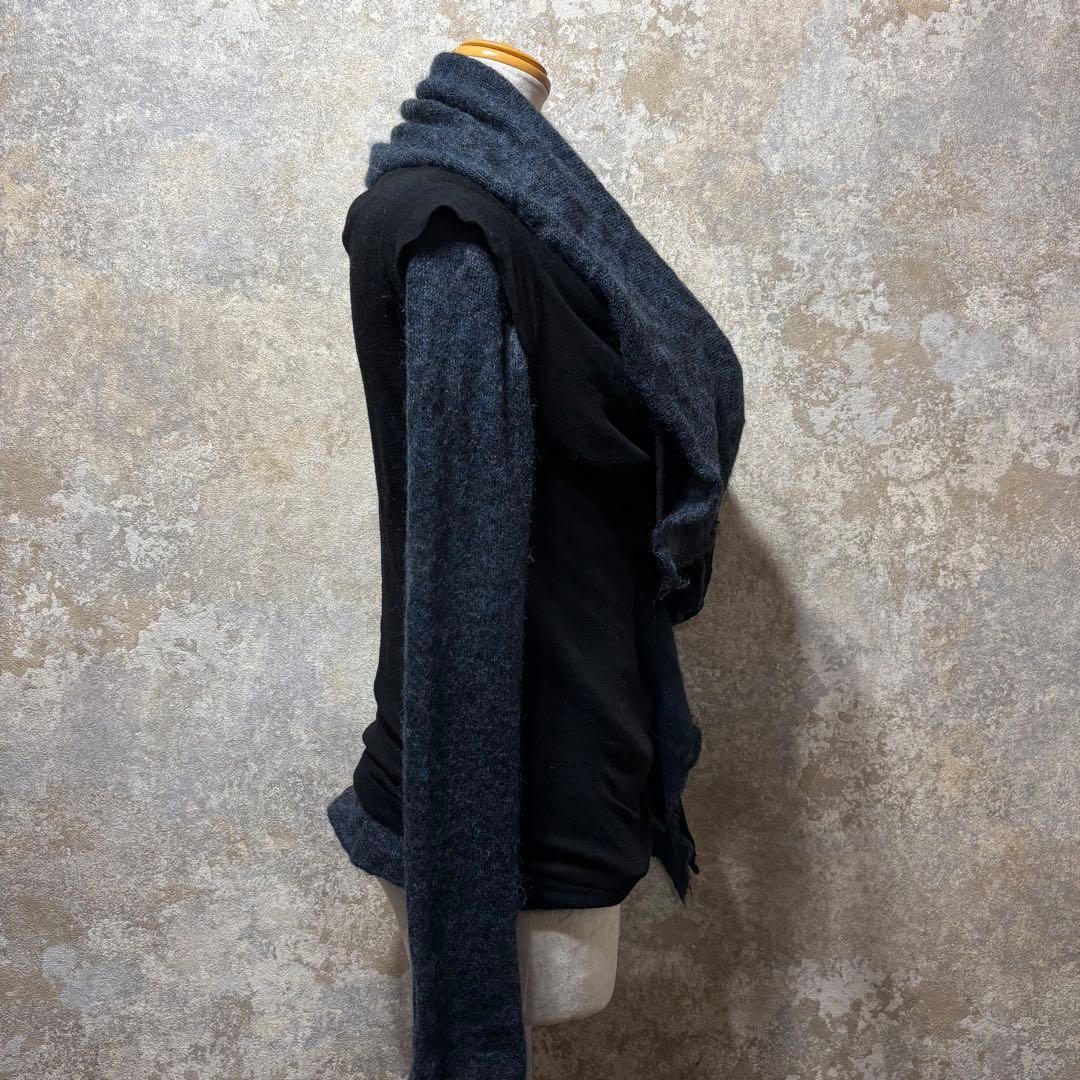 Yohji Yamamoto ヨウジヤマモト ニット カーディガン 変形