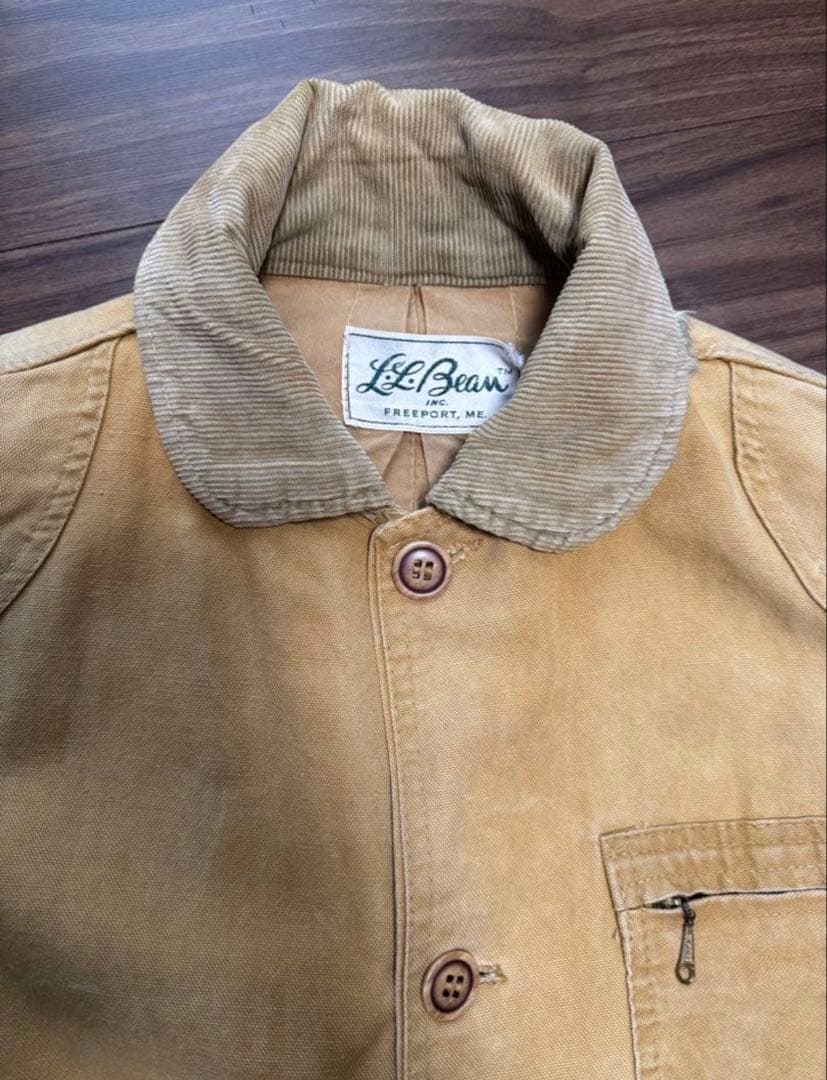 70s エルエルビーン ハンティングジャケット 筆記体タグ　Lサイズ相当