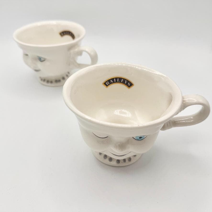 BAILEYS フェイスカップ ヘレンハント 2つセット ペア ベイリーズ 陶器