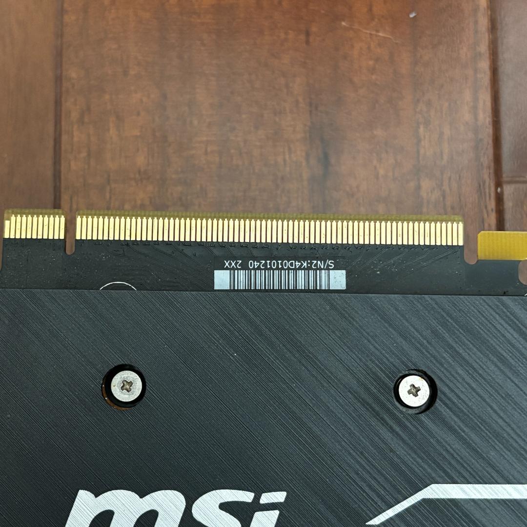 MSI GeForce GTX 1660 VENTUS XS 6G グラボ