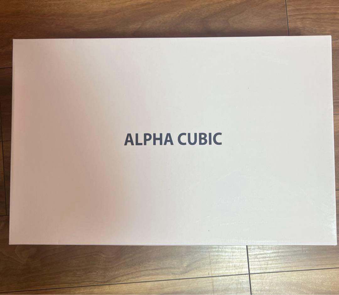 【新品】ALPHACUBIC アルファキュービック ゆったり ワイドブーツ 牛革