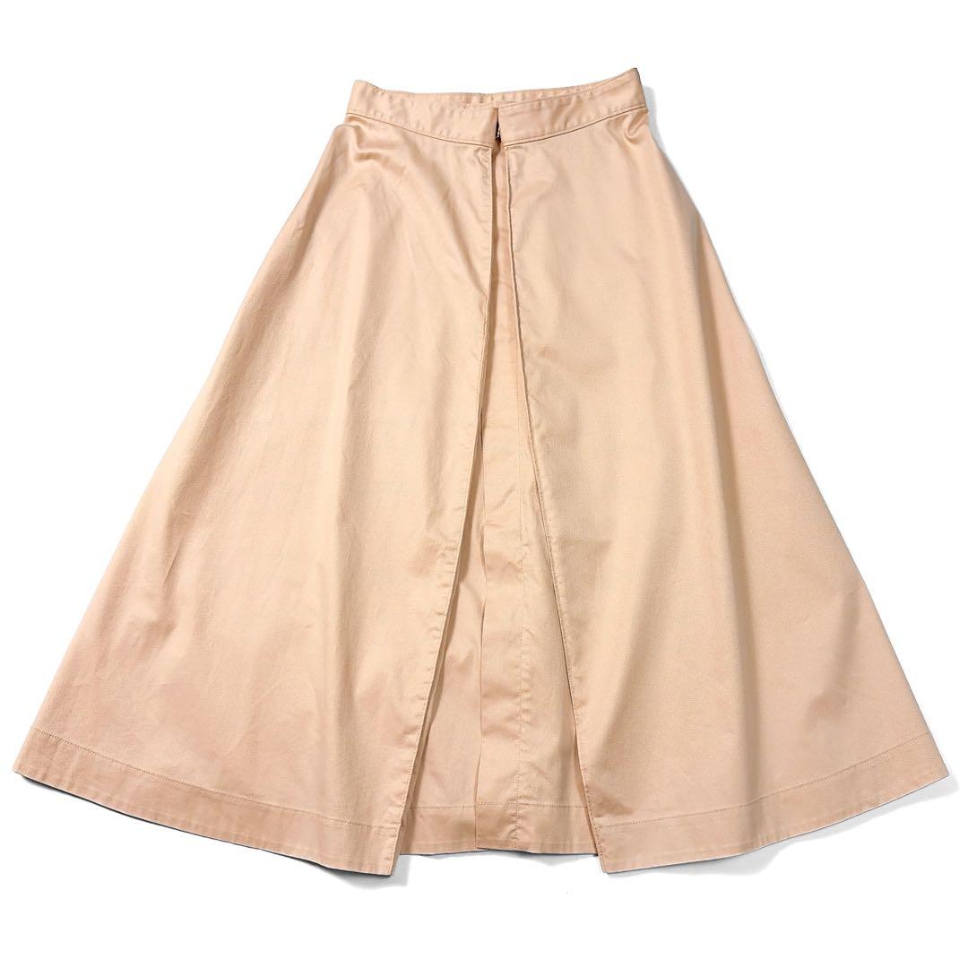 【定価82500円】ドゥロワー コットンツイルフレアスカート 日本製