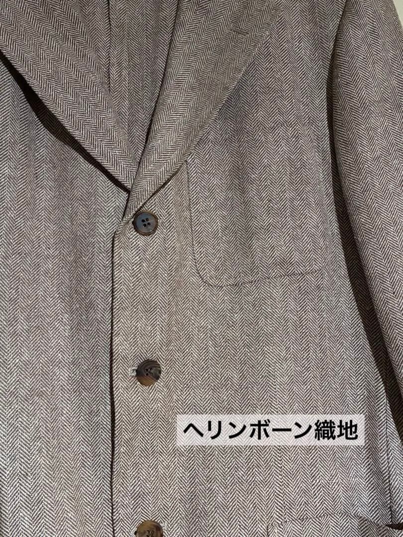 【美品】OLD ENGLAND オールドイングランド　ヘリンボーンジャケット
