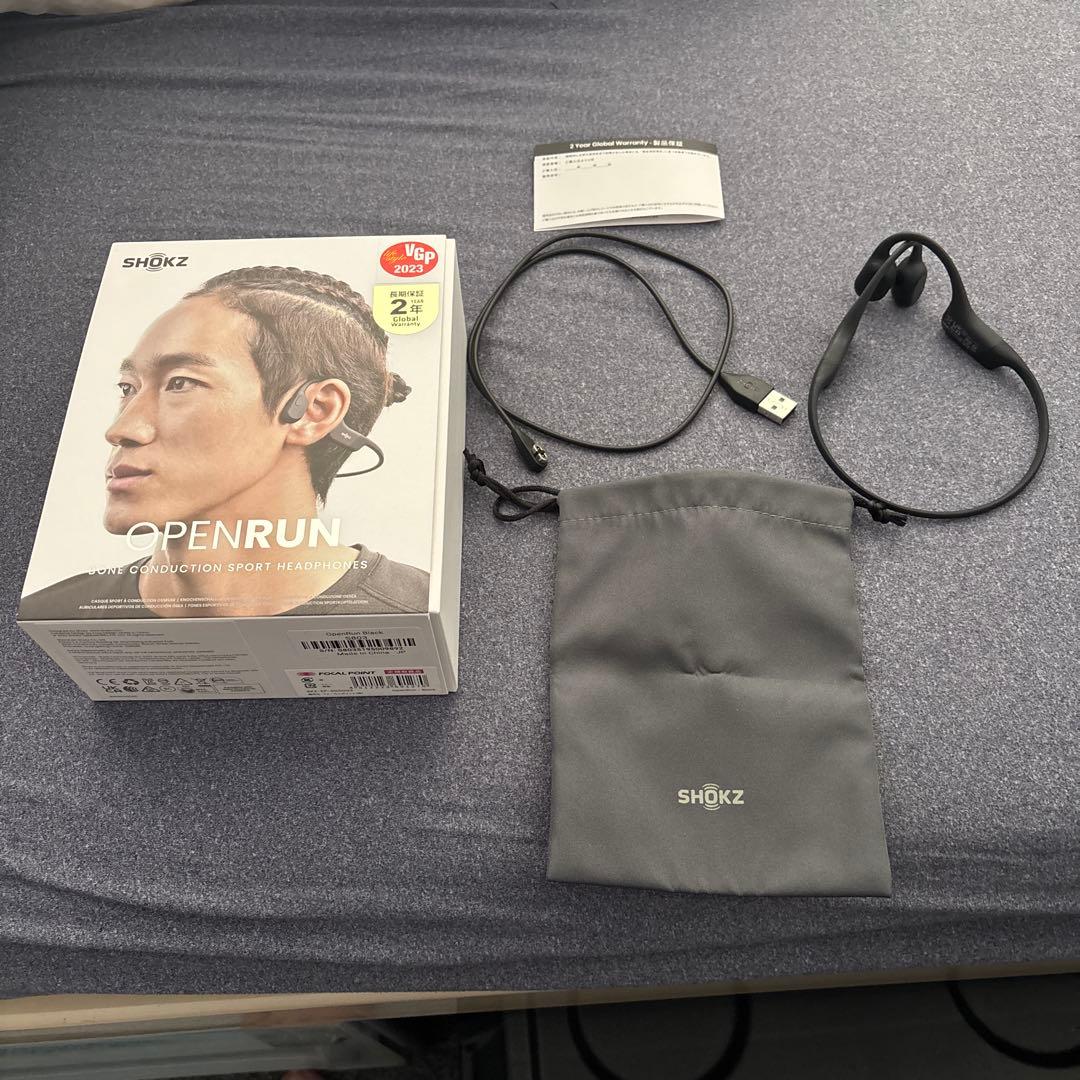 SHOKZ OpenRun 骨伝導イヤホン
