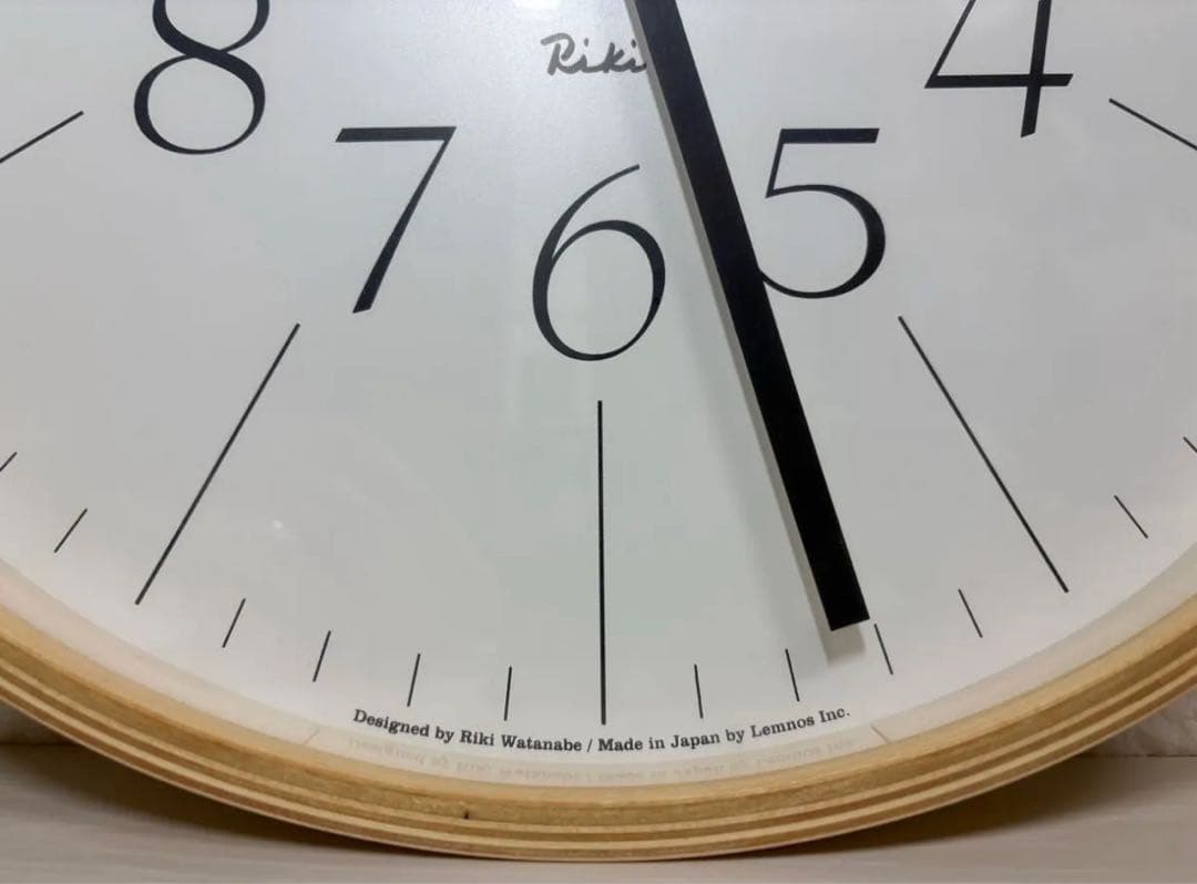 Lemnos レムノス RIKI CLOCK（リキ クロック）細字 サイズ大