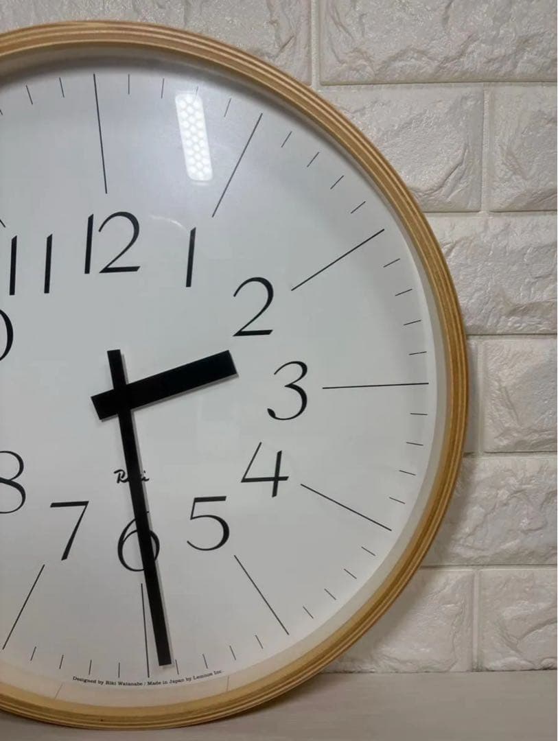 Lemnos レムノス RIKI CLOCK（リキ クロック）細字 サイズ大