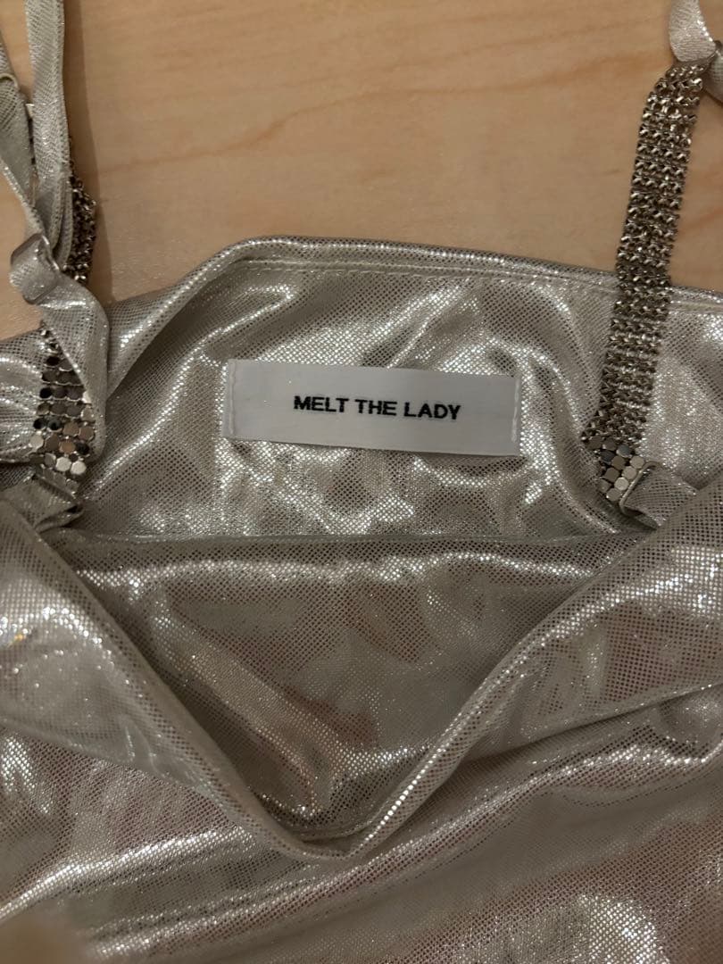 メルトザレディ mirror ball camisole silver