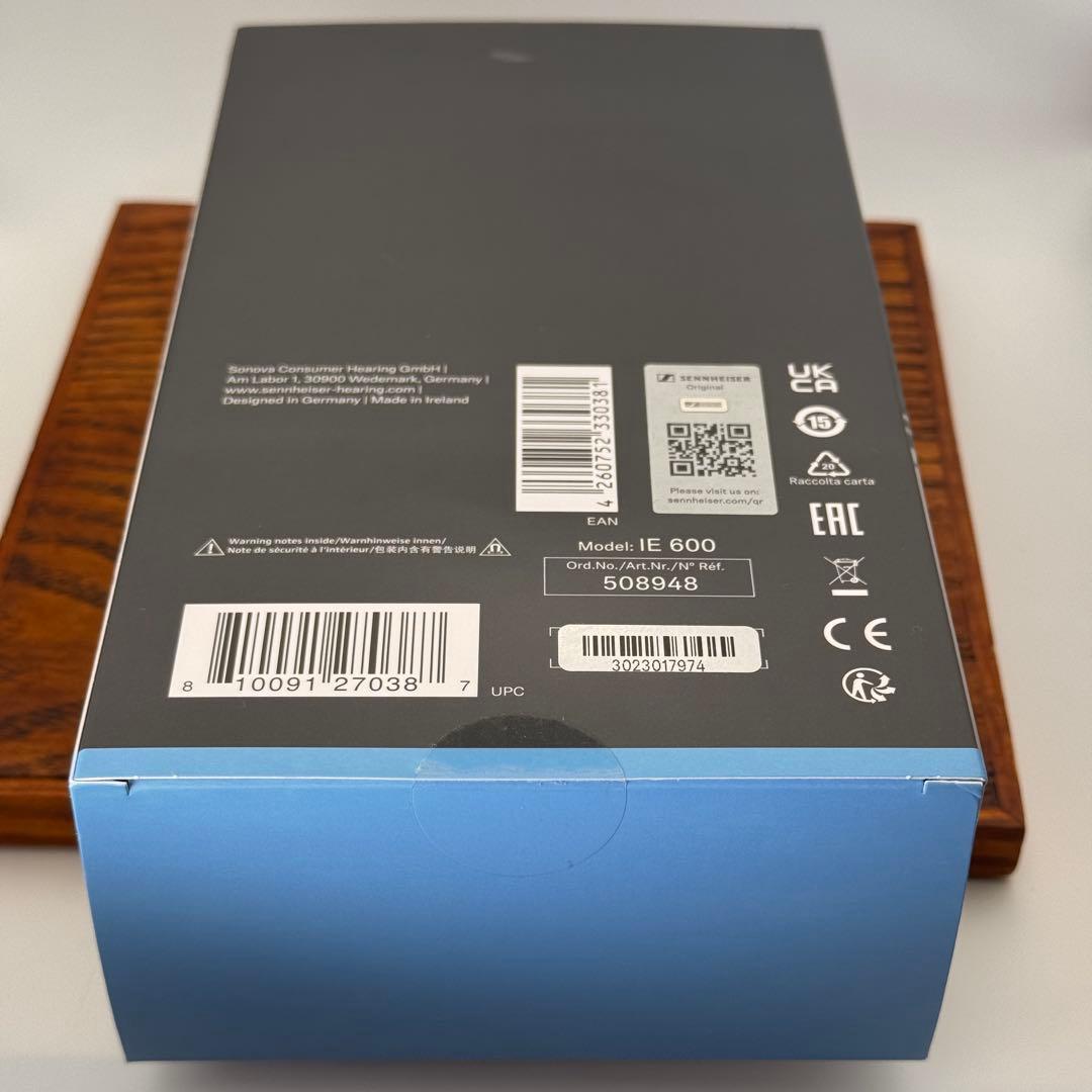 Sennheiser IE 600 ハイエンド 有線イヤホン 付属品完備 正規品