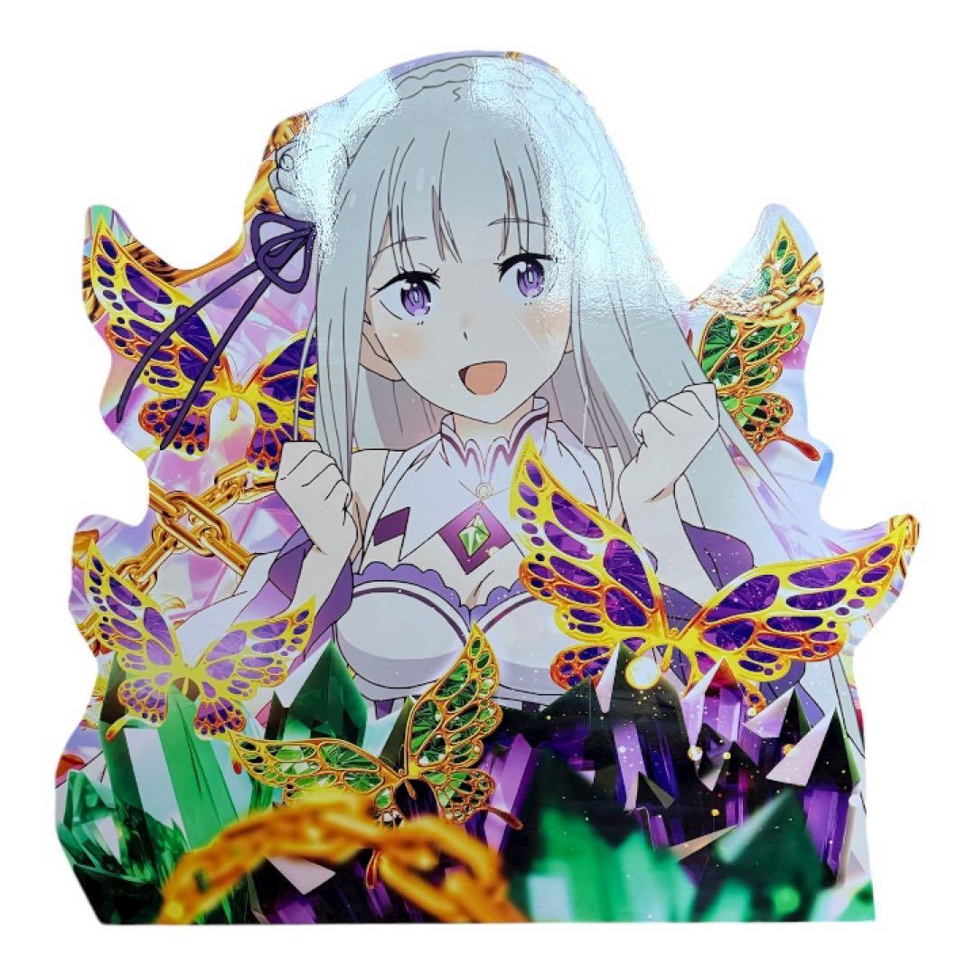【入手困難】リゼロ エミリア 等身大パネル 両面絵柄 パチンコ