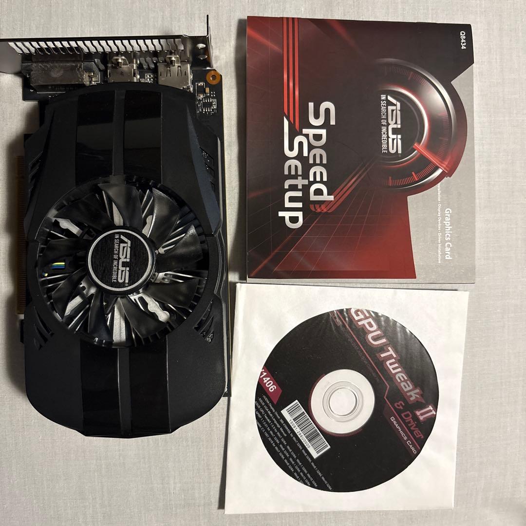 ASUS グラフィックボード PH-GTX1050TI-4G 中古