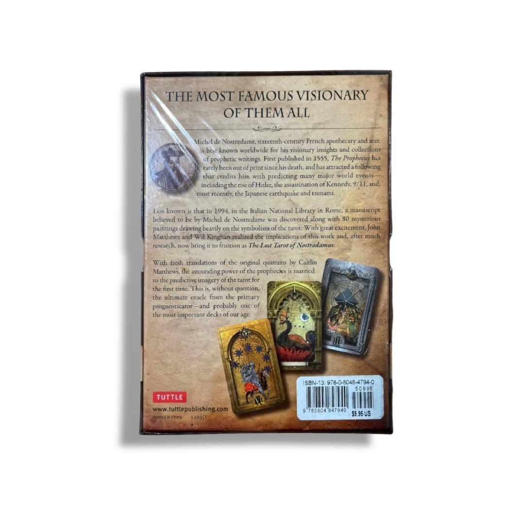 英語版 THE LOST TAROT OF NOSTRADAMUS タロット