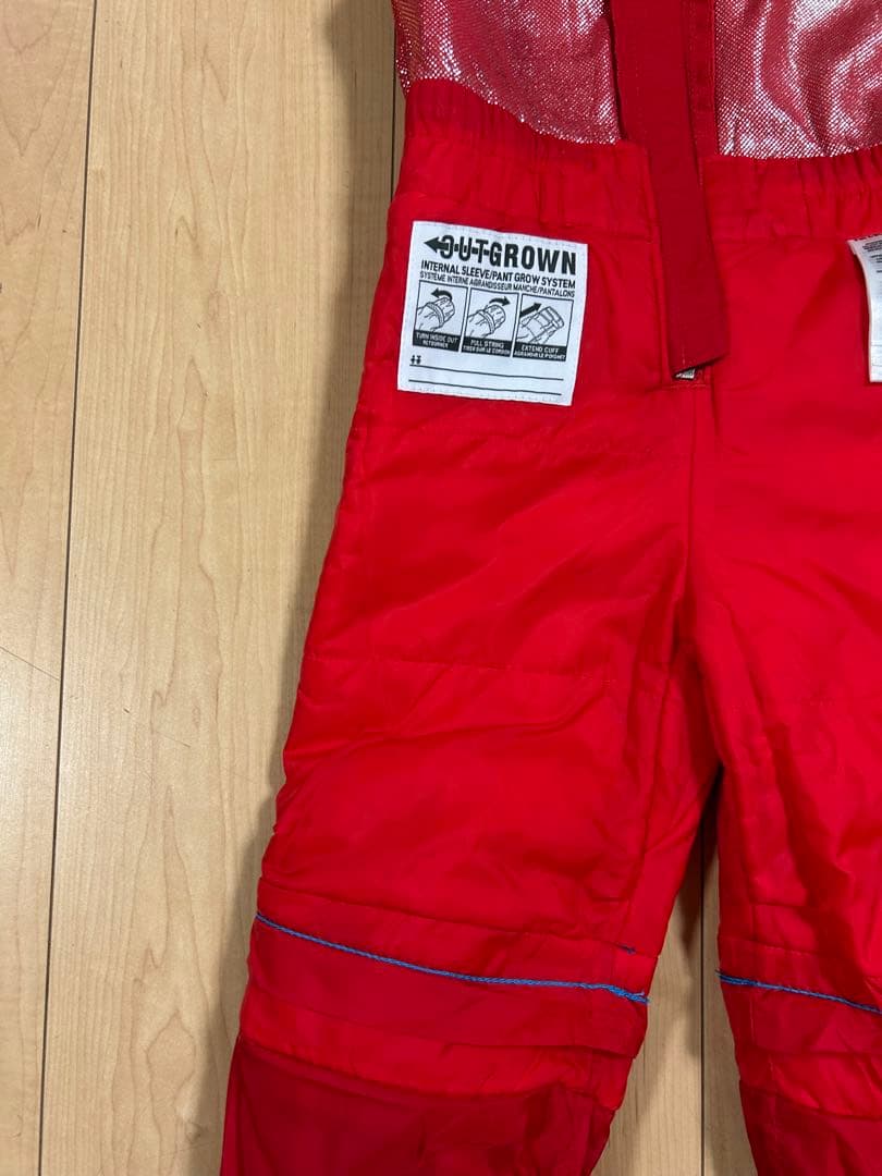 Columbia 3Tグレー×レッドスキーウェアセット