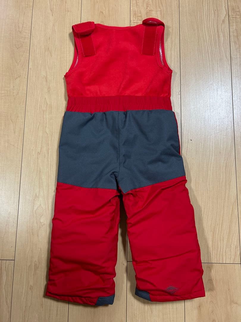 Columbia 3Tグレー×レッドスキーウェアセット