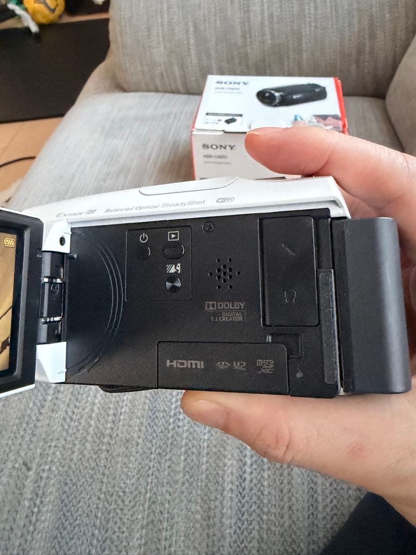 SONY HDR-CX670 ホワイト ビデオカメラ本体