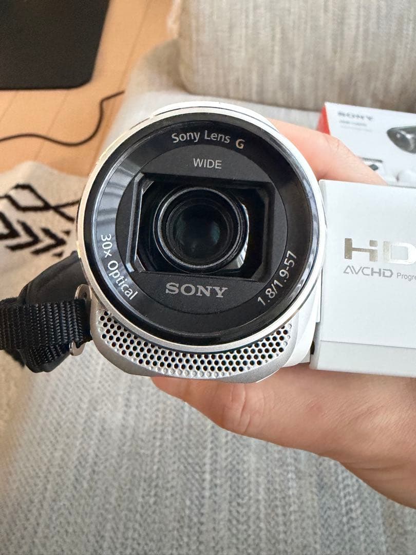 SONY HDR-CX670 ホワイト ビデオカメラ本体