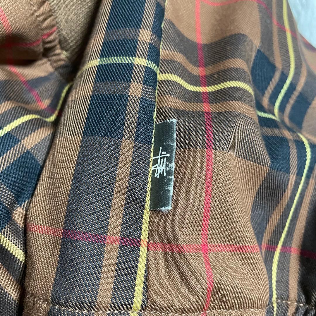 90s OLD STUSSY オールドステューシー ノバチェックブルゾン L