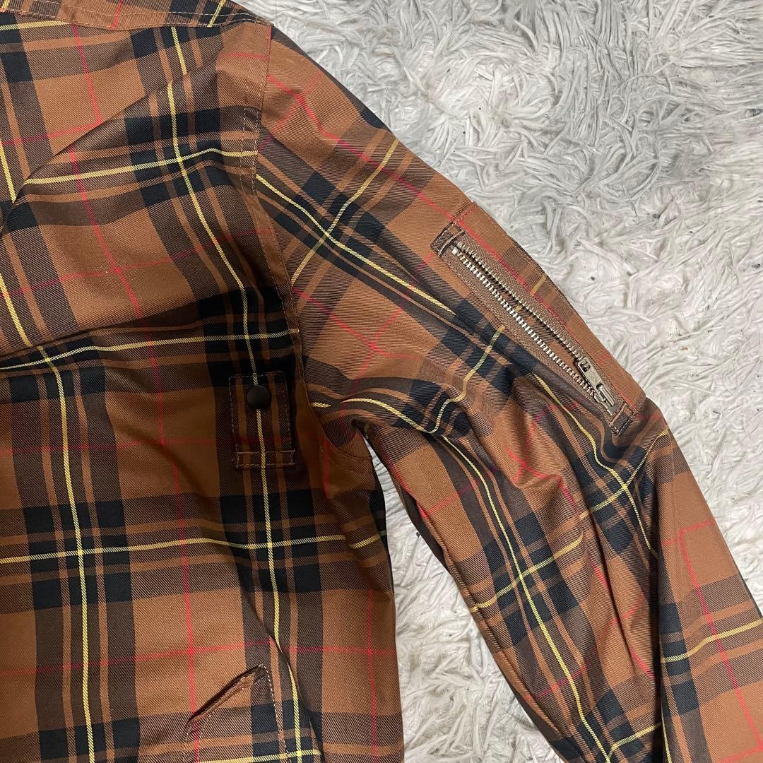 90s OLD STUSSY オールドステューシー ノバチェックブルゾン L