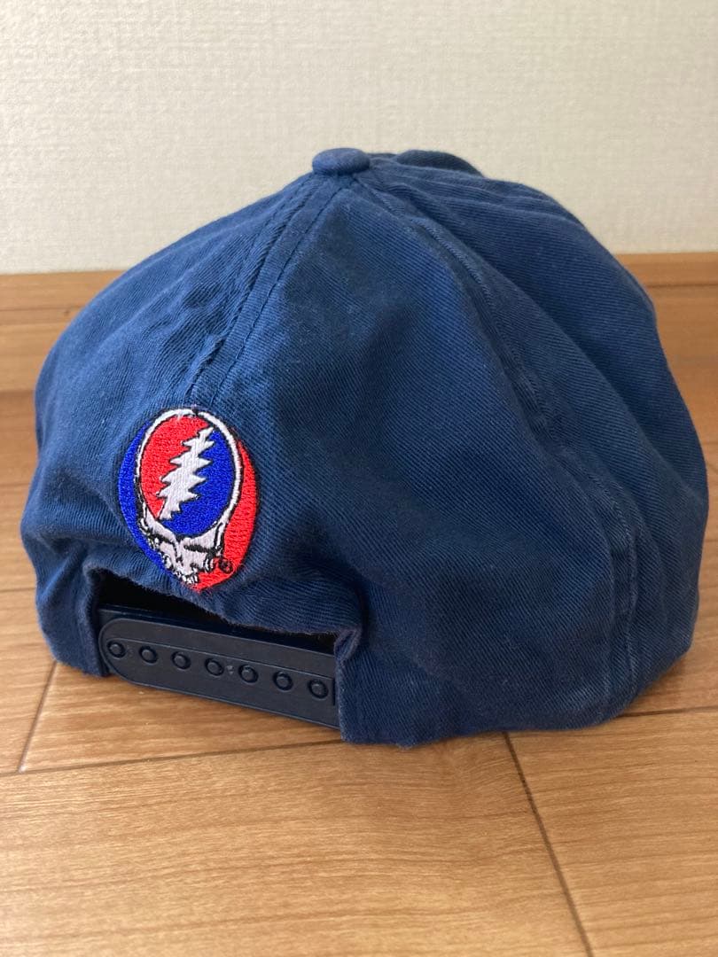 【希少】グレイトフルデッド キャップ　刺繍 ネイビー　90s vintage