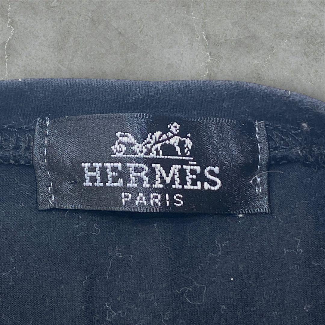HERMES Tシャツ デザインTシャツ ブラック