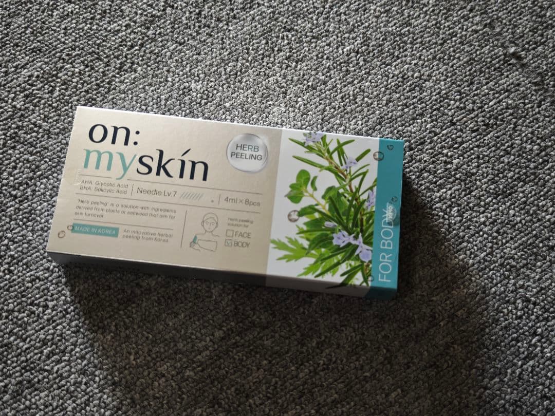 on: myskinハーブピーリング BODY4ml×8&FACE4ml×8