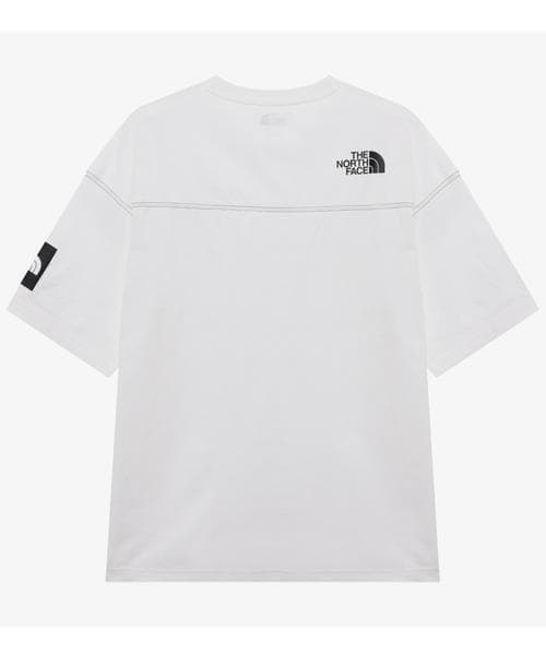 韓国　ノースフェイス　ダメージ　Tシャツ　白　XL 新品　ウォッシュ加工　XXL