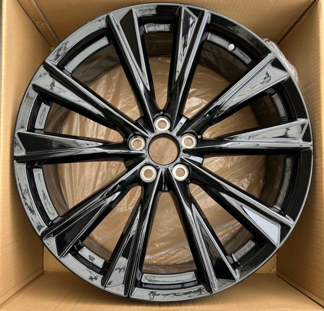 21インチグロスブラック レクサスRX Fスポーツ ホイール 21X8J +30