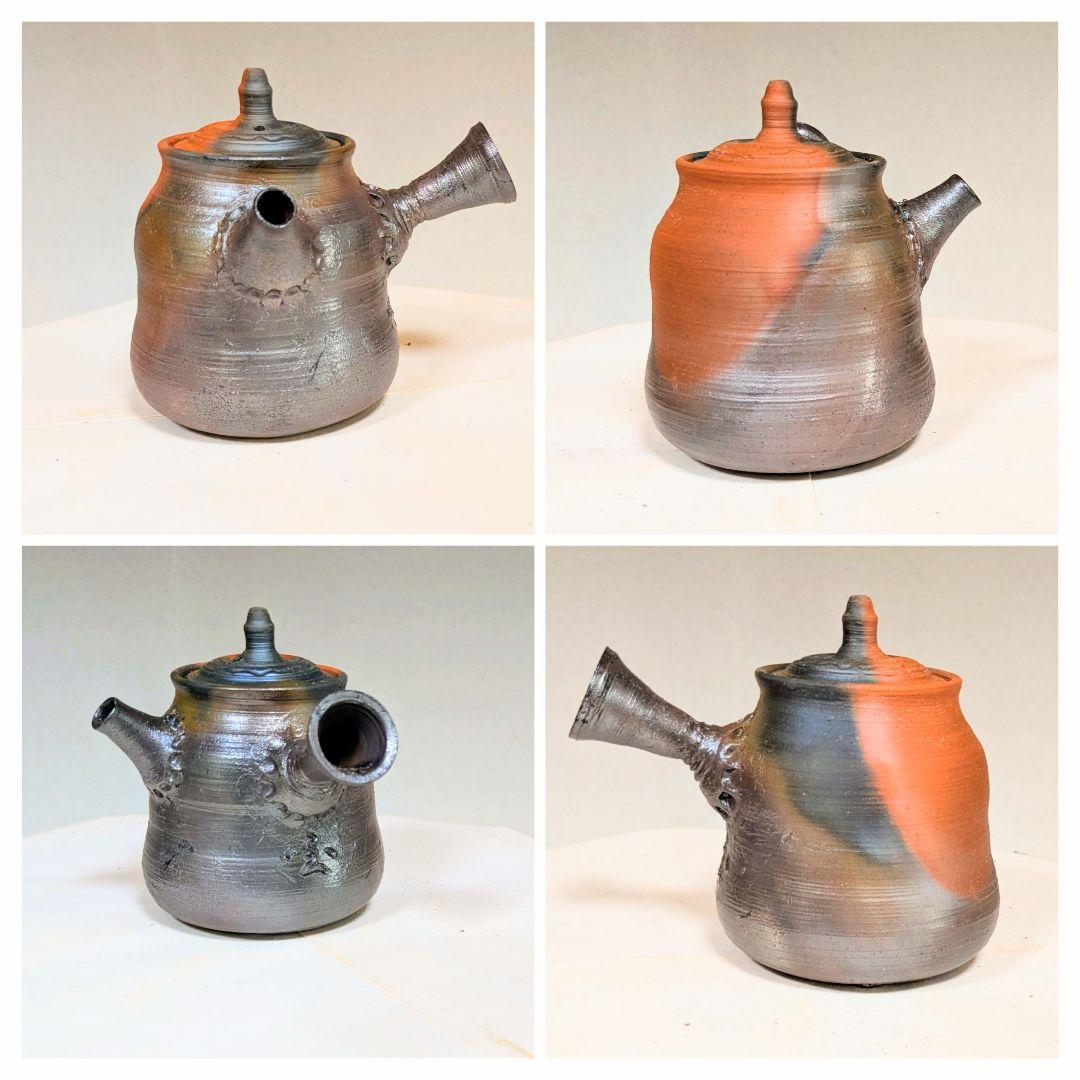 （N9−12）【窯変工芸作品】三度焼成の奇跡 急須 常滑 茶道具 作家物 一点物