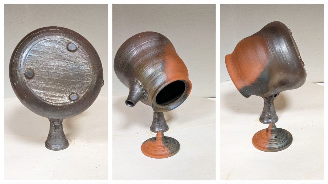 （N9−12）【窯変工芸作品】三度焼成の奇跡 急須 常滑 茶道具 作家物 一点物