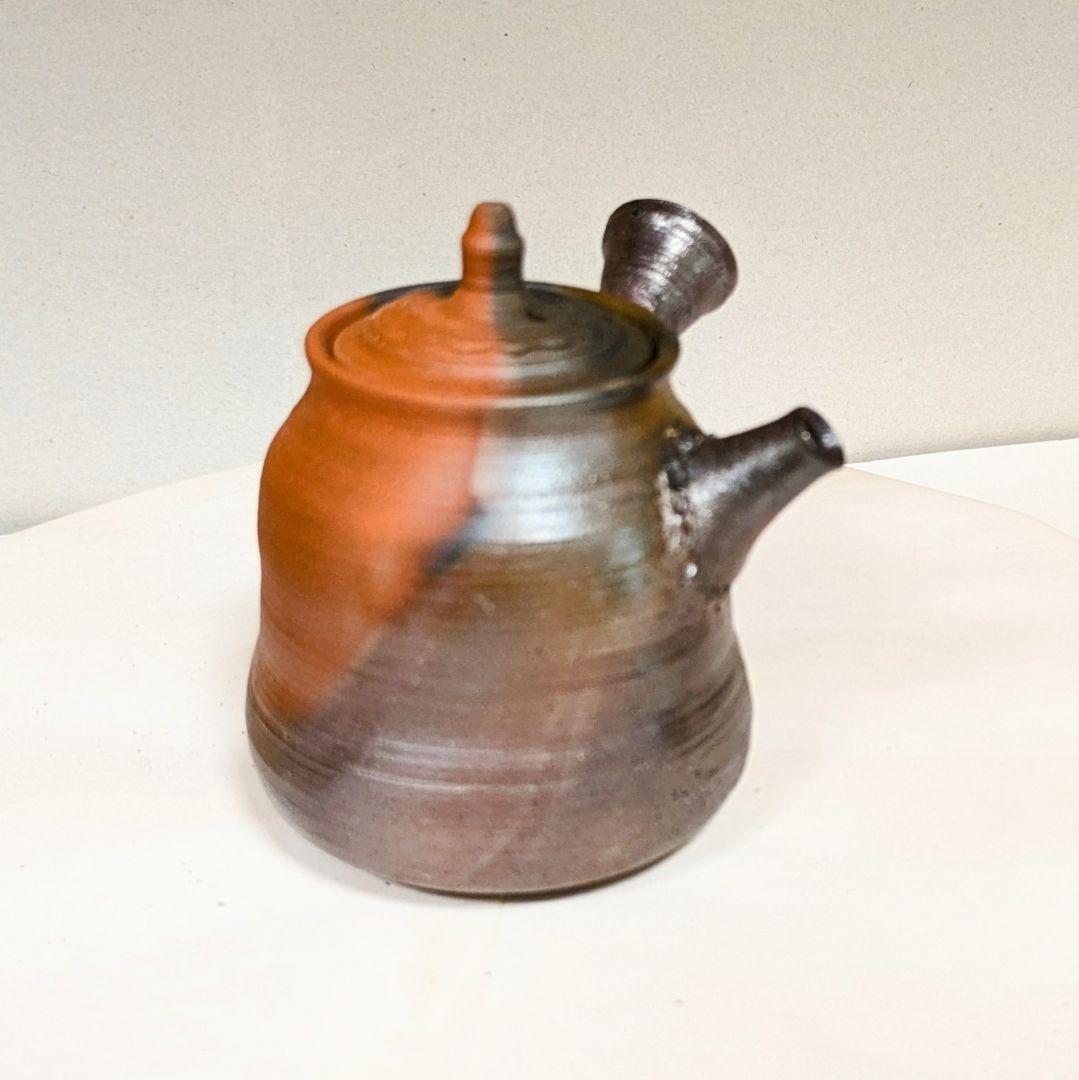 （N9−12）【窯変工芸作品】三度焼成の奇跡 急須 常滑 茶道具 作家物 一点物