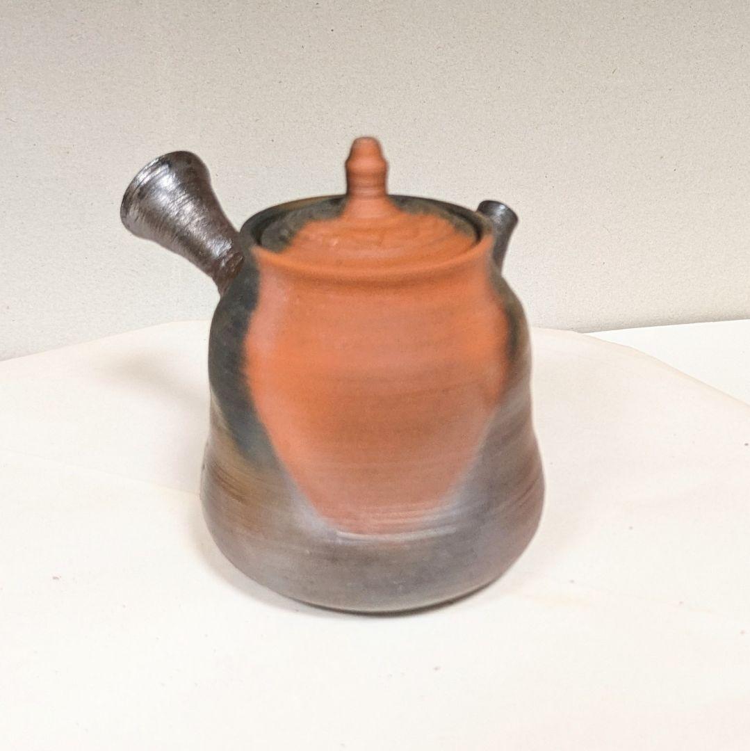 （N9−12）【窯変工芸作品】三度焼成の奇跡 急須 常滑 茶道具 作家物 一点物