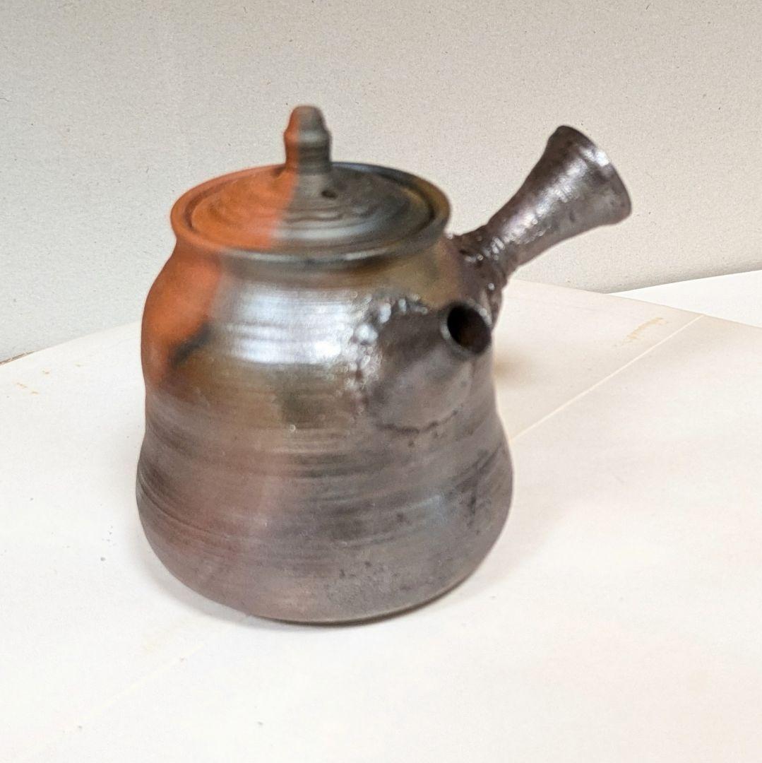 （N9−12）【窯変工芸作品】三度焼成の奇跡 急須 常滑 茶道具 作家物 一点物