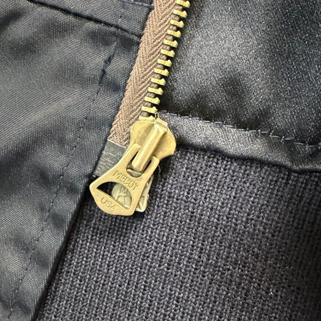 美品✨リアルマッコイズ L-2A フライトジャケット ネイビー 40size