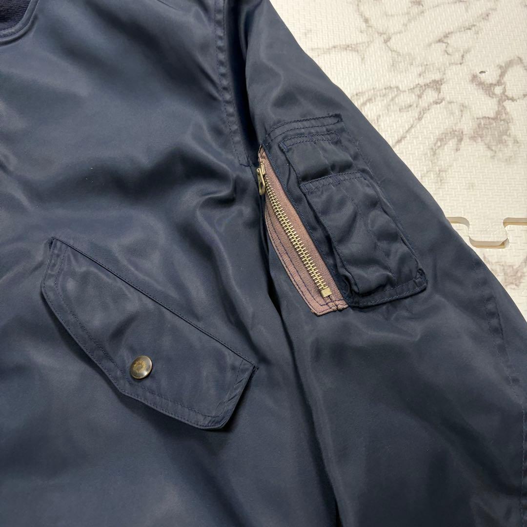 美品✨リアルマッコイズ L-2A フライトジャケット ネイビー 40size