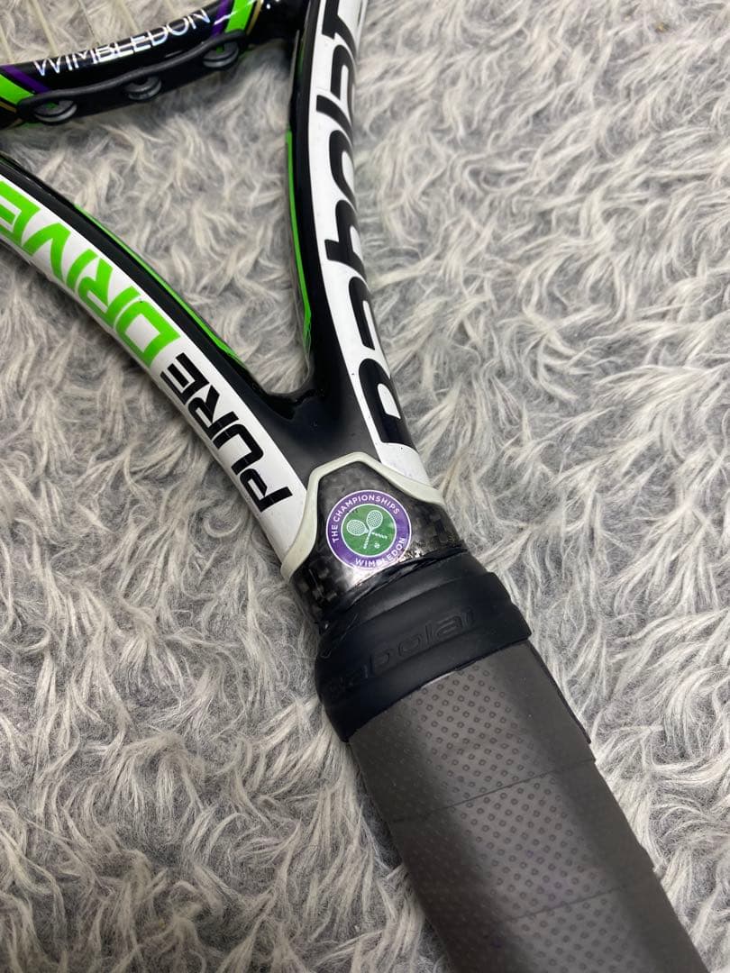 希少 ウィンブルドン限定品 Babolat ピュアドライブ 硬式テニスラケット