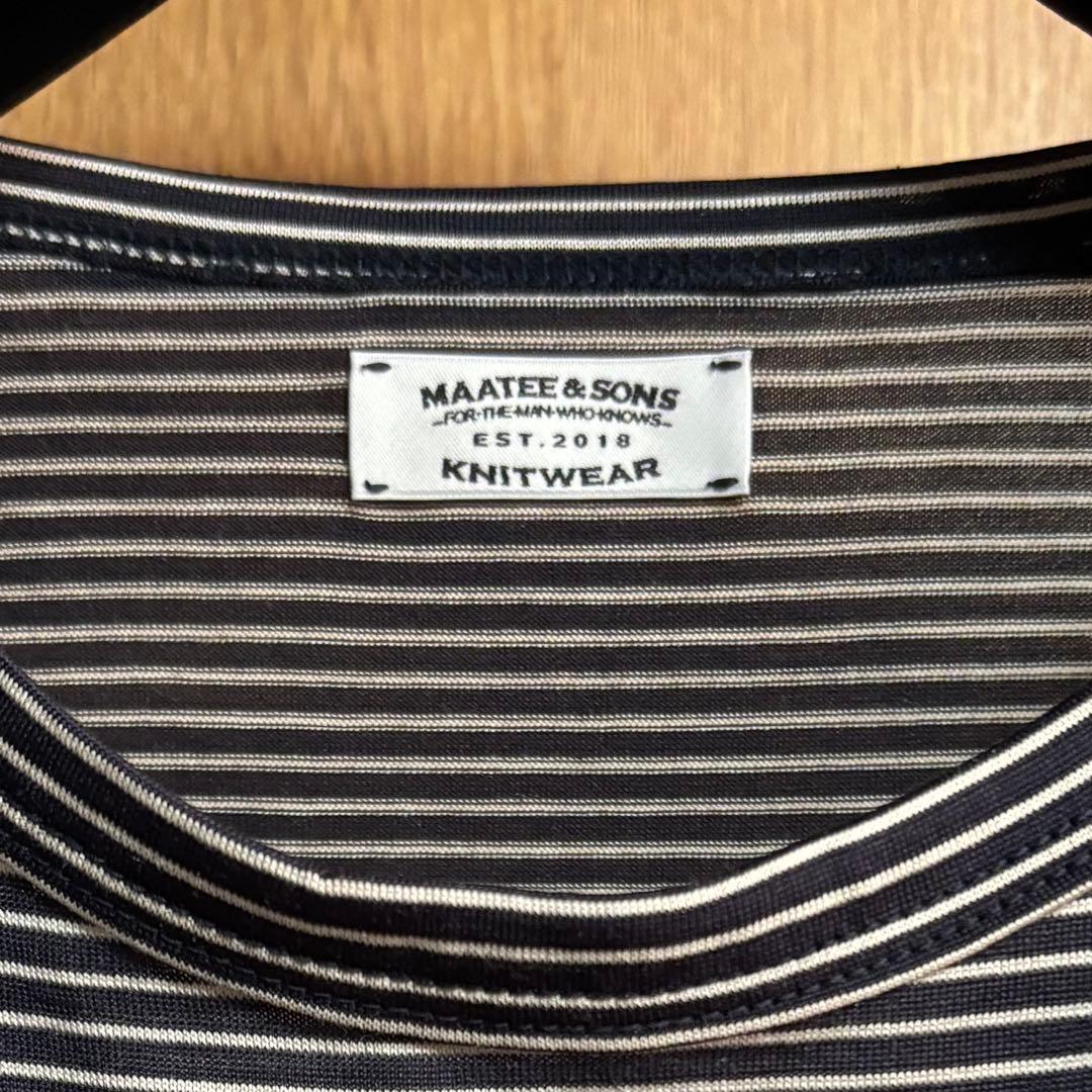 トップス MAATEE&SONS 25ss SILK SLEEVE LOOSE TEE