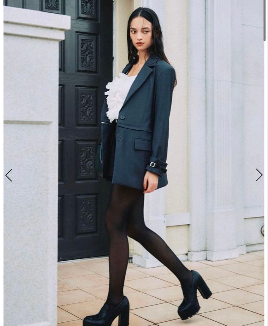 ジャケット・アウター eimy istore two way over jacket(gray)