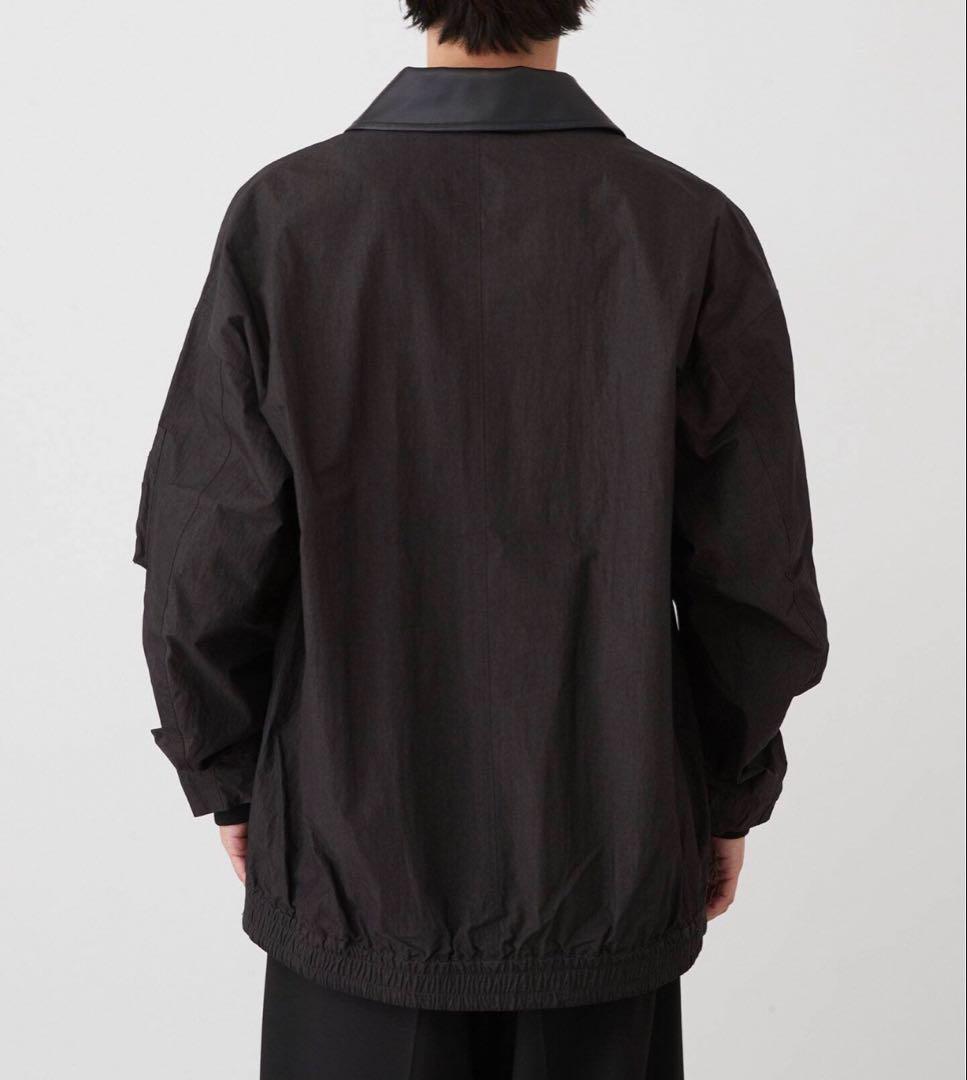 B.C STOCK Deux Alluresレザーカラーショートブルゾン