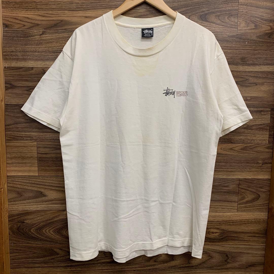 中古 80s OLD STUSSY フォト Tシャツ 黒タグ後期 USA製
