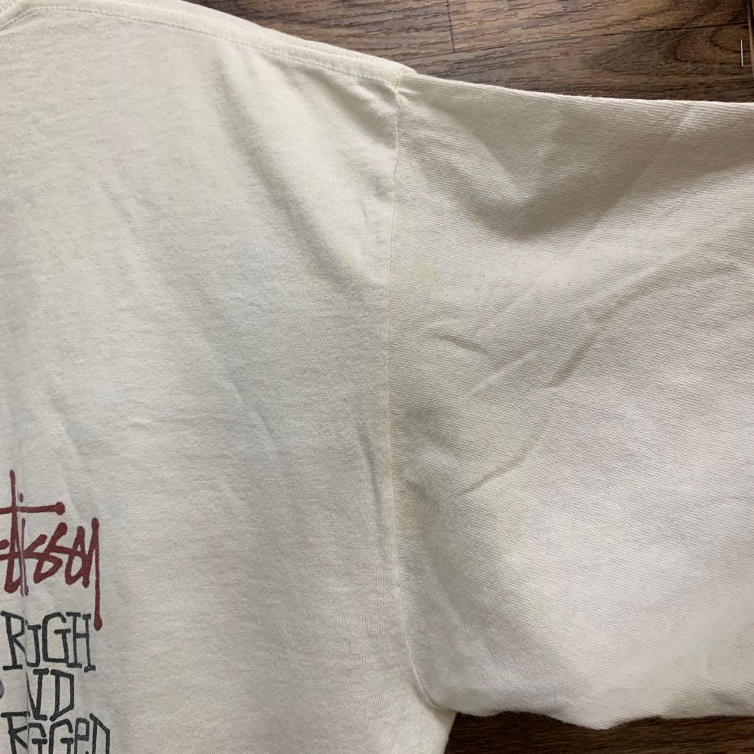 中古 80s OLD STUSSY フォト Tシャツ 黒タグ後期 USA製