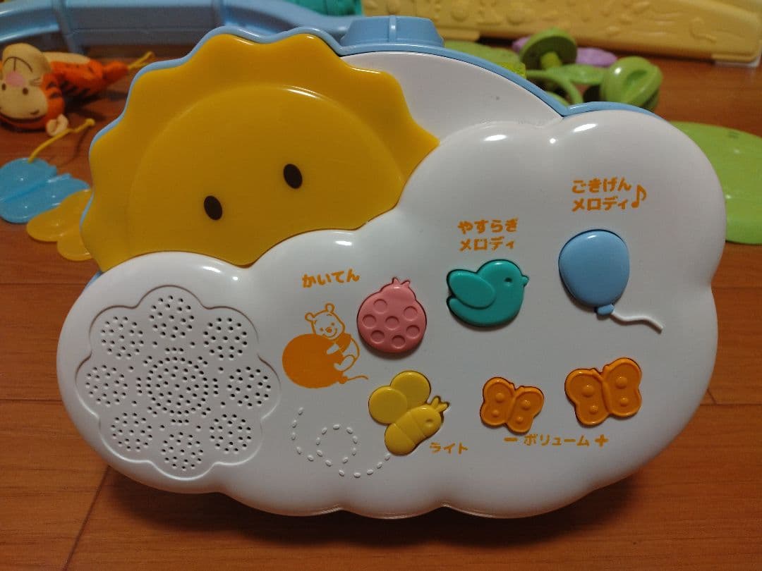 【箱説明書付き美品】プーメリー　ディズニー 6WAY ジムにへんしんメリー