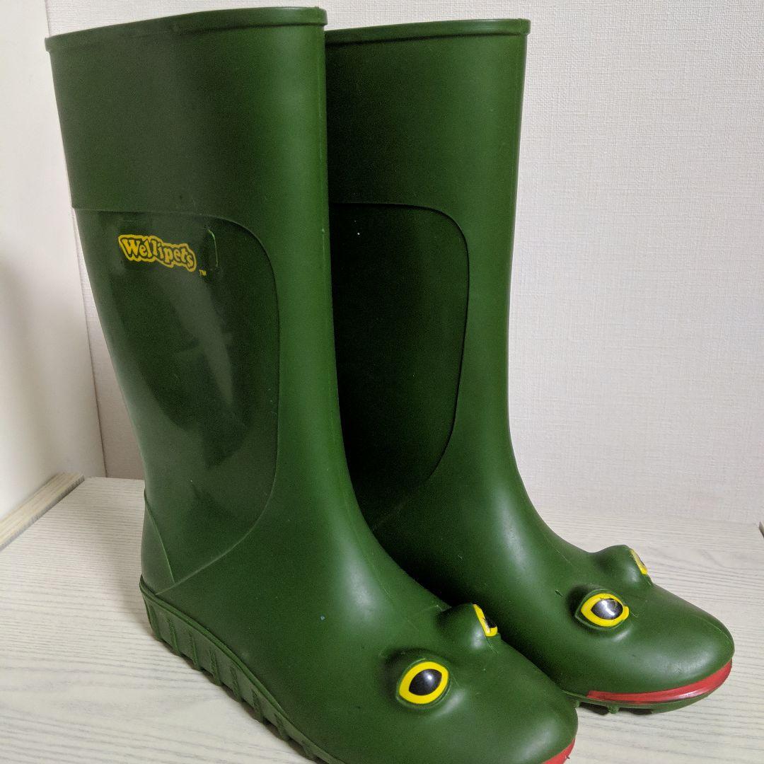 Wellipets ウェリペッツ カエル レインブーツ 長靴