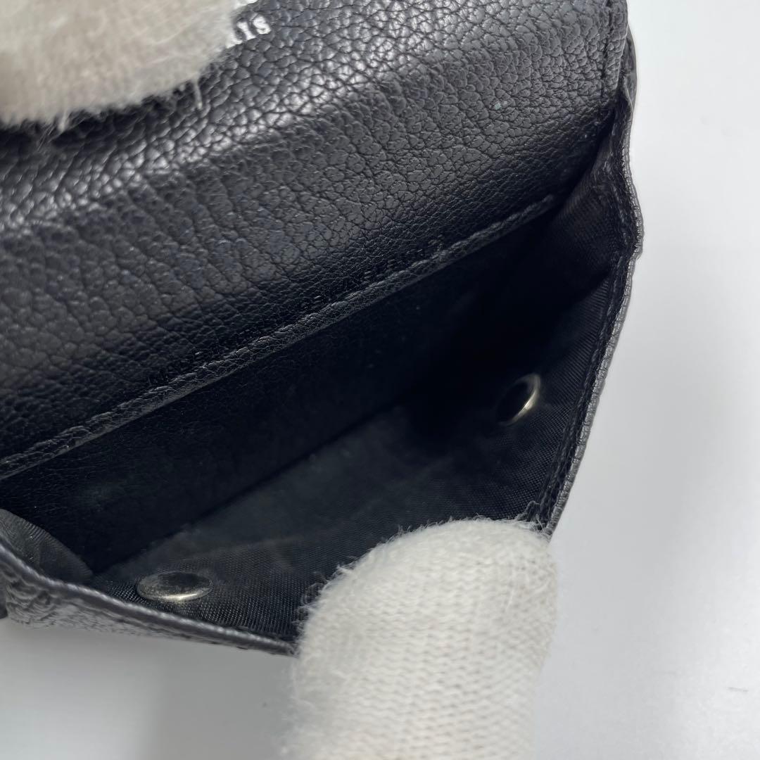 極美品✨　Maison Margiela 財布　小銭入れ　レザー　黒